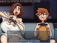 another intimate moment with my step mom in the game