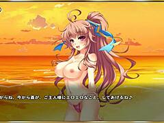 Erotic Anime Scene With Swimsuit Iron Horse