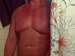 playing with myself in the shower while bathing