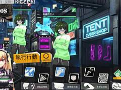 ai aino in machine girl training with big tits and ass