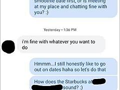 hey, this cute teen with a tight pussy is getting fucked hard, wanna see our text convo? 😈