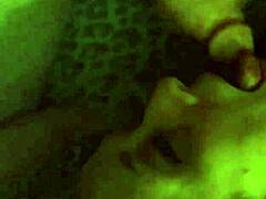 sexy hot blonde amateur gags on cock 😍