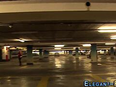 European slut dominates with intense interracial titfuck action