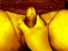 Wife Strokes Husband's Cock In Public