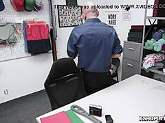 Alice Merchesi has COMPROMISE SEX with the officer in the office to avoid police trouble