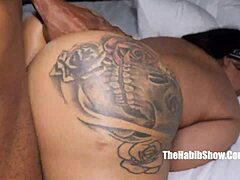 Bellatrice's Ebony Ass Clapping While Fucked Hard by Stretch3x in Ghetto