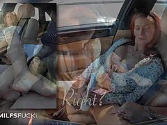 Hot milf Gabby Lamb's first on-camera sucking, fucking, and creampie with a guy