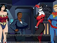 Hey Harley Quinn, show me that wild blowjob in Infinity Crisis Part 1!