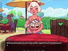 In My Pig Princess Hentai, episode 10, she uses naughty ice cream sucking techniques. 😈