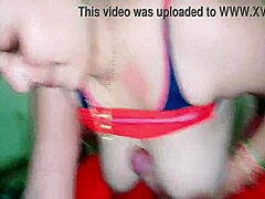 Desi Couple Engages In Romantic Blowjob And Handjob Session.