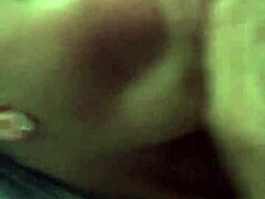 hot blowjob after work mouth full of cum