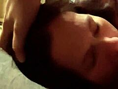 Intense blowjob leads to facial cumshot