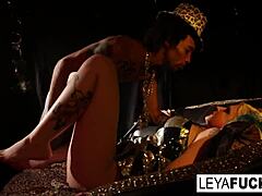 leya falcon takes hot anal