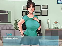 House Chores Lead To Huge Cumshot On Her Dress!