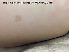 Moaning deliciously while getting her ass fucked