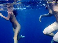 Hell yeah! Tenerife Girls Dive Deep for Underwater Lesbian Action!