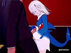 In this uncensored hentai parody, loving shark waifu gura from hololive gets intimate anime action. Fans adore her wild side.