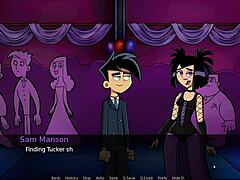 Emotional Date With Hot Goth Amity Park In Parody