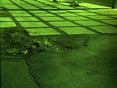 mature woman feels extreme punishment and domination in garage bdsm scene with rough double penetration