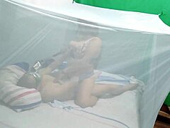 Fantasy night with the neighbor while husband shops