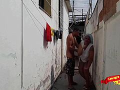 I drilled the maid's ass in the backyard and finished in her mouth! 😈