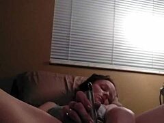 redhead enjoys solo masturbation with toys