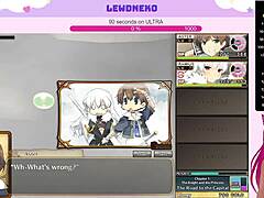 Vtuber Lewdneko Plays Evenicle Part 3 with Moaning Creampie