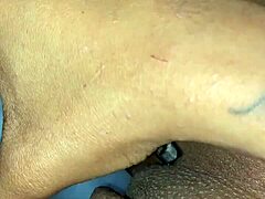 Stuffing my pierced pussy with pretty dildo, sensations building during masturbation to orgasm.