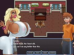 Demond 19 Stepsis Seduces with Big Tits and Monster Cock for Intense Cumshot