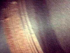 Ebony beauty experiences intense fisting while jerking a black cock in a thrilling scene