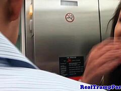 Real cumswallower amateur in orgy