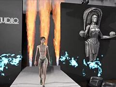 辐射4运动时尚在可爱动漫Hentai场景中火热