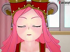 mei hatsume in pov scene from boku no hero