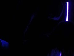 I Have Sex With Carrie B Under Blacklight, Her Small Tits Fetish