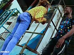 i fuck the ebony pump attendant hard for free fuel