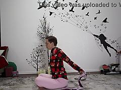 Yoga lesson with milf and friend in fetish setting