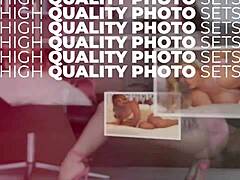 blonde milf teases with bathroom blowjob