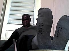 Bear Black Master Says, 'Need a Slave for My Big Feet?'