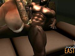 Big booty Tushi Graham bent over for wild action, damn! 🔥