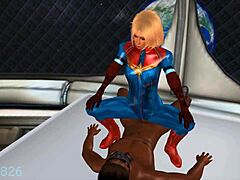 Captain Marvel's secret mission in The Klub 17 cartoon