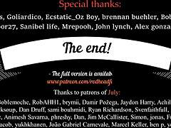 Puzzle time, oops! No panty, no guide, just sexy redhead Foxy!