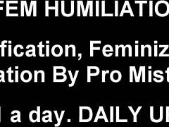 You will become the perfect sissy slave in bdsm