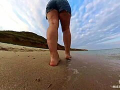Follow my wrinkled barefoot footprints on the beach