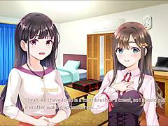 秘密亲吻第8集：浴室里的甜蜜女同乐趣。