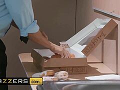 oh man, those big tits at work... karma rx and xander corvus in the ho in the donut from brazzers, it's wild