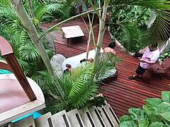 elisa sanches meets hector vanille for her first anal scene behind cameras