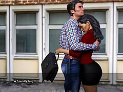 student gets spanked and fucked by friend's horny sister