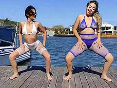 Latina milf feels ultimate release cumming with friend