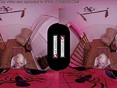 Spider Gwen cosplay blows mind with mouth and pussy in VR porn