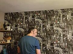 standing and wanking my cock in the open